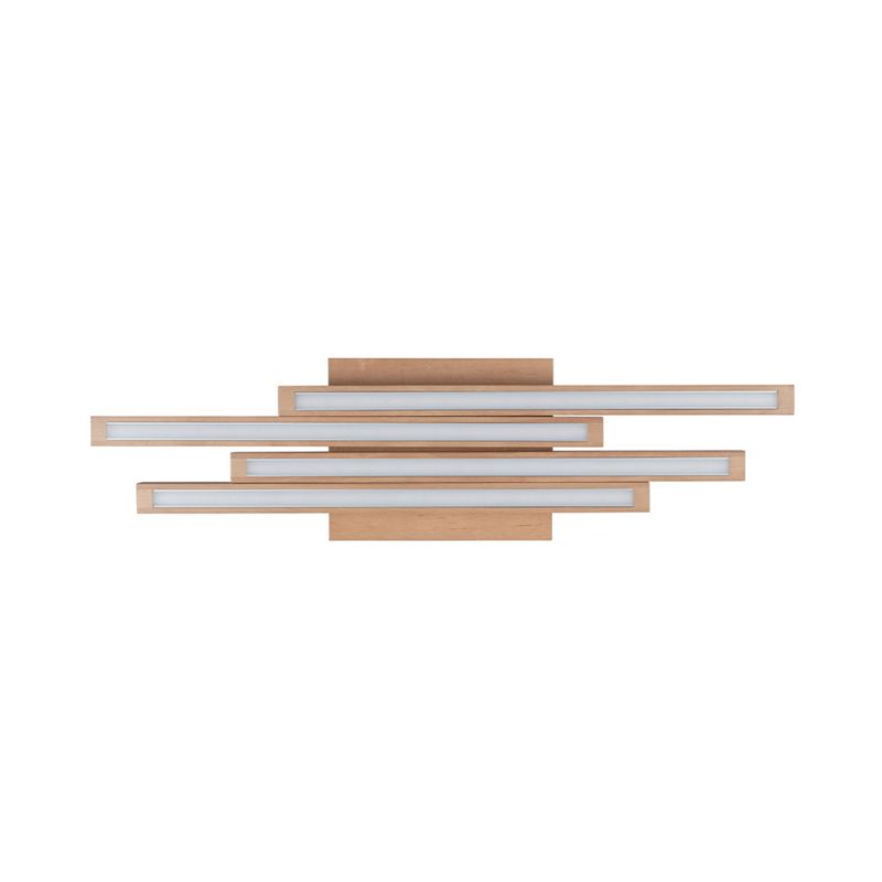 Drewniana Lampa Sufitowa SPOT Light 4xLED 24W Naturalna Brzoza FSC, Polski Producent, 1 szt.