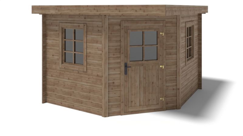 Domek ogrodowy ALTANKA 8 m2 - 3x3 m - 28 mm, drewniany, impregnowany, 1szt.