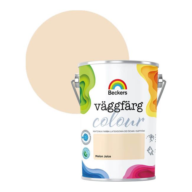 Farba kolorowa Beckers Vaggfarg Colour melon juice 5 l
