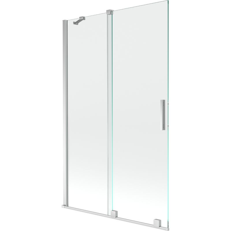Parawan nawannowy Mexen Velar transparent chrom 110x150 2 szt.