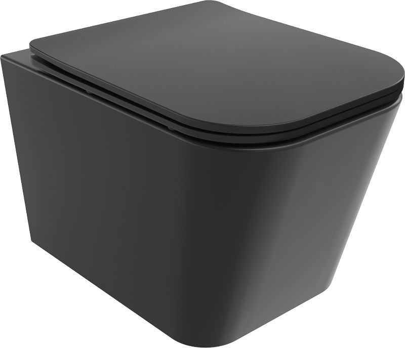 Miska wc z deską Mexen Teo czarna 51x34,5 cm 1 szt.