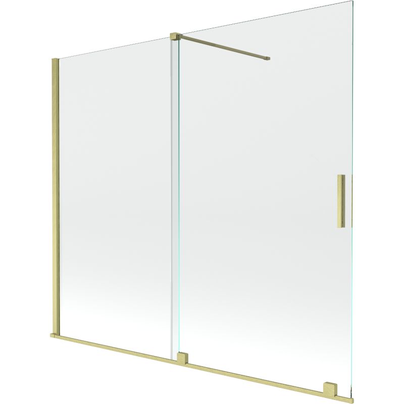 Parawan nawannowy Mexen Velar transparentny złoty 180x150 cm 1 szt.