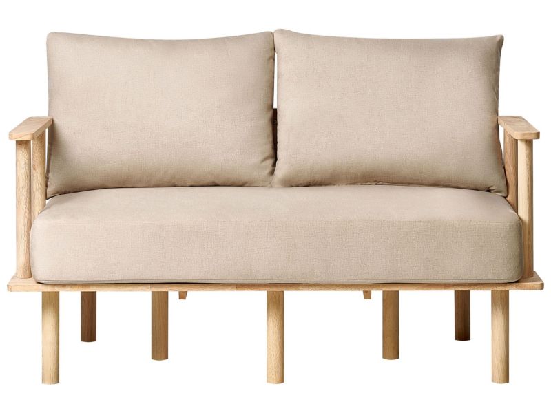 Sofa 2-osobowa beżowa Asker 1 szt.