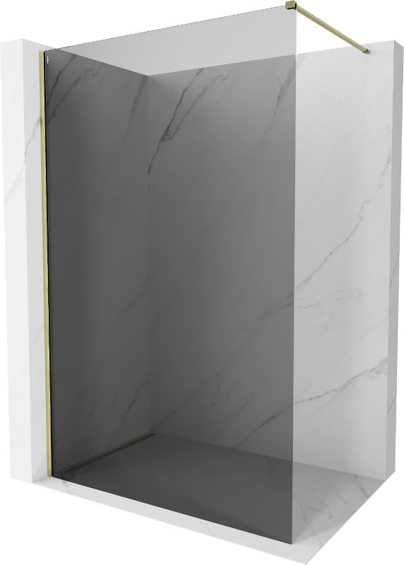 Ścianka prysznicowa Mexen Kioto-X grafit 100x200 cm 800-100-101-50-40-X1 szt.