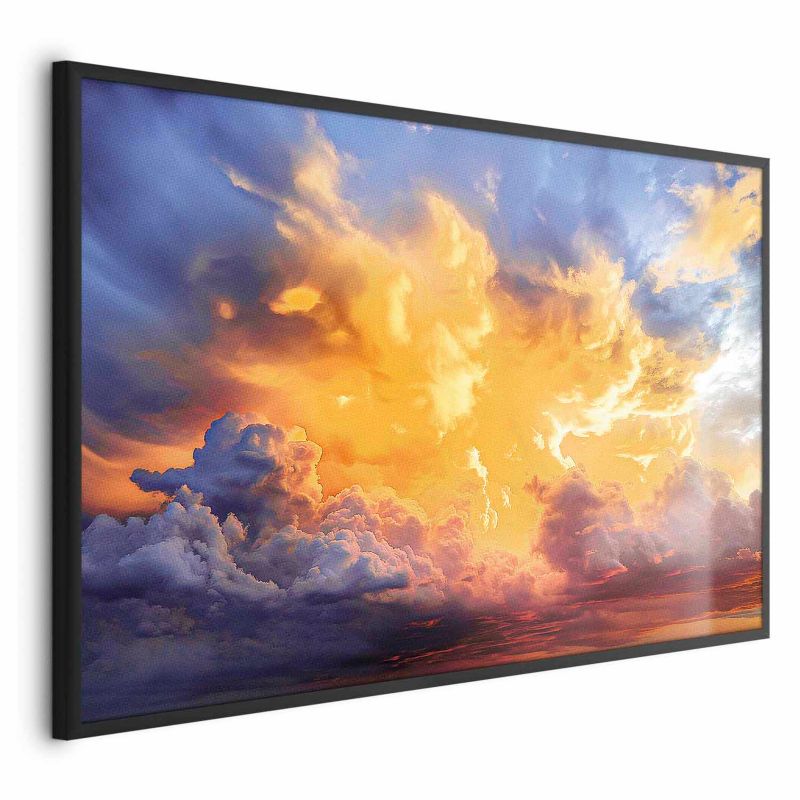 Plakat Artgeist Zachód słońca 42x29,7 cm z ramą czarną 1 szt