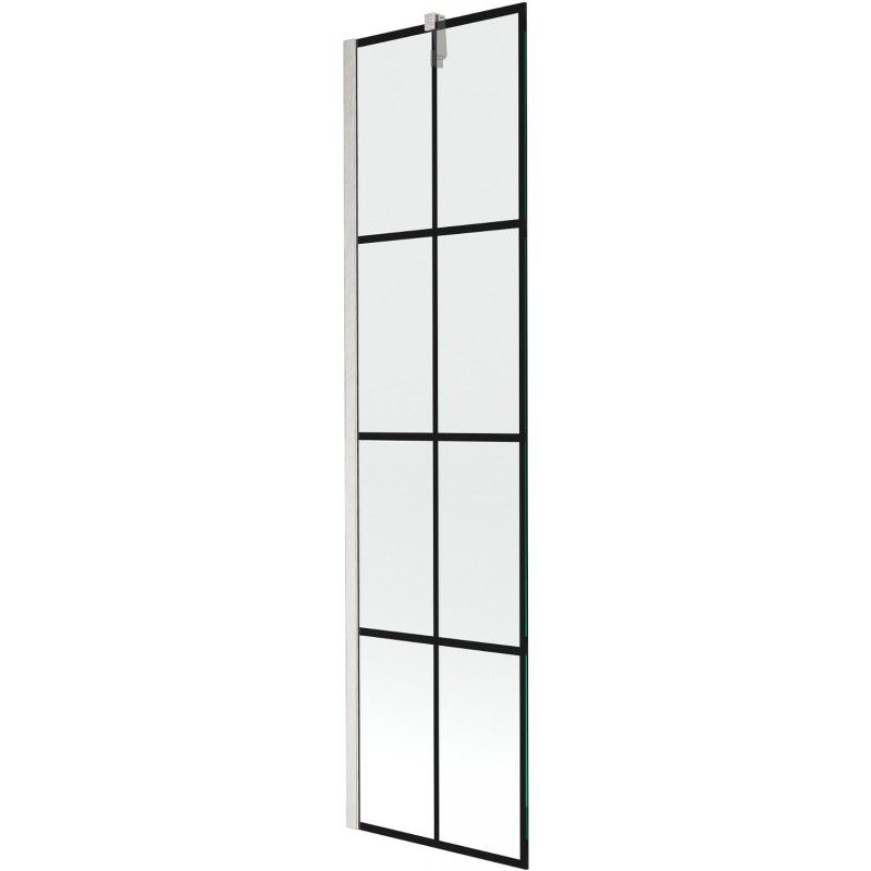 Parawan nawannowy 1-skrzydłowy Mexen Next czarny wzór 50 x 150 cm 1 szt.