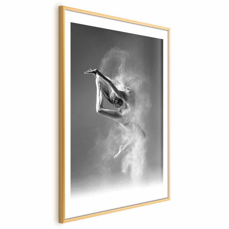 Plakat Artgeist Baletnica 60x90 cm z ramą złotą 1 szt