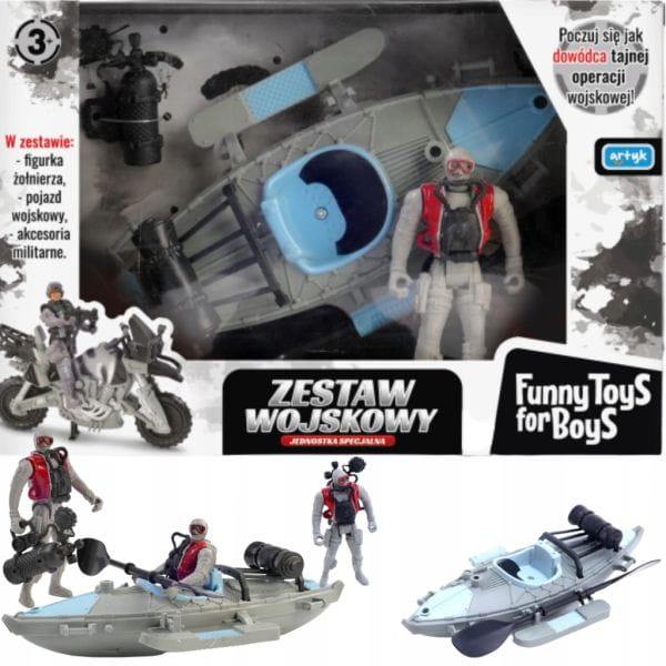 Artyk Wojsko Z KAJAKIEM TOYS FOR BOYS
