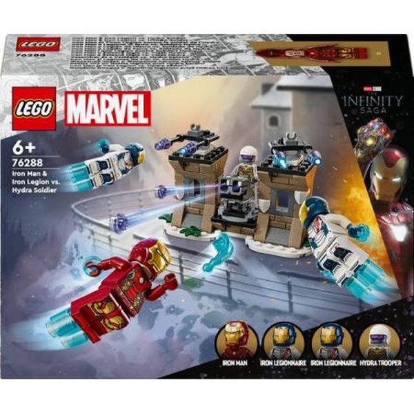 Klocki LEGO Super Heroes - Iron Man i Iron Legion kontra żołnierz Hydry 76288