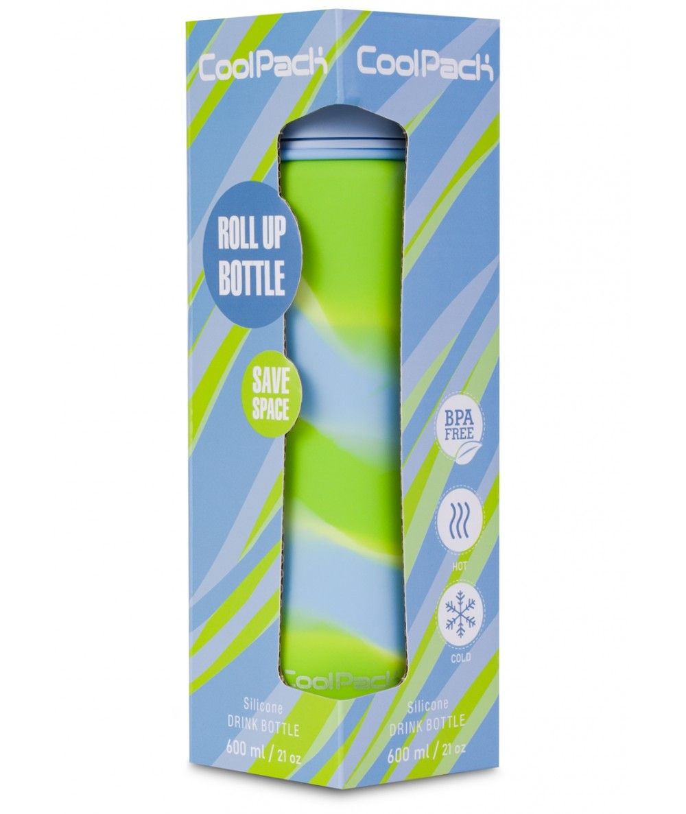 CoolPack Bidon Silikonowy Pump 600 ml Girls Blue