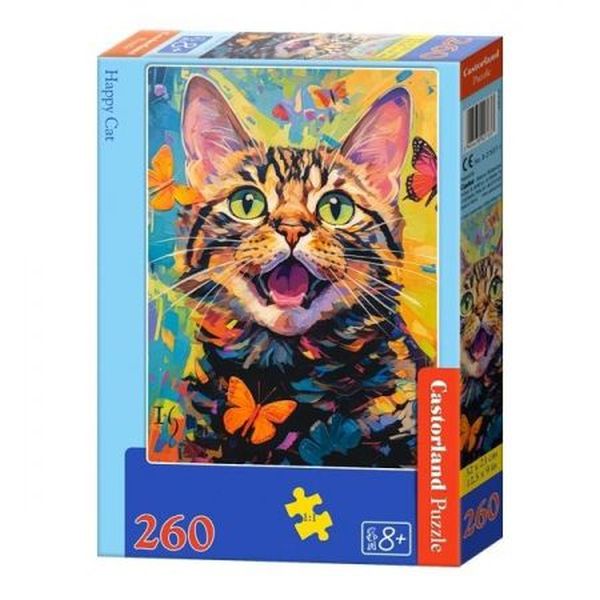 Puzzle 260 el. B-27637-1 Happy Cat