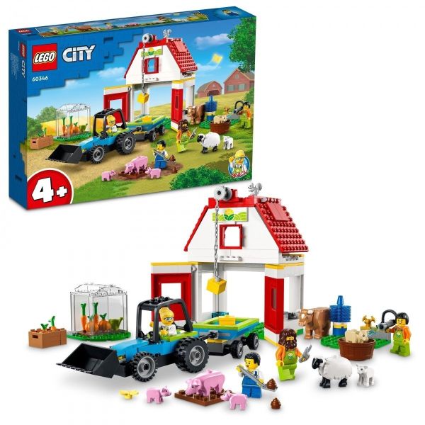 Klocki Lego City Stodoła i zwierzęta gospodarskie 60346