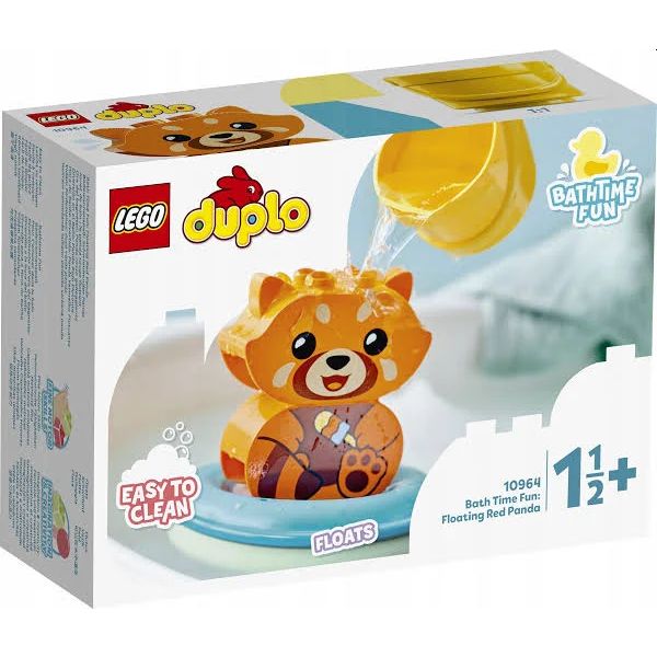 Klocki Lego Duplo Zabawa w kąpieli: pływająca czerwona panda 10964