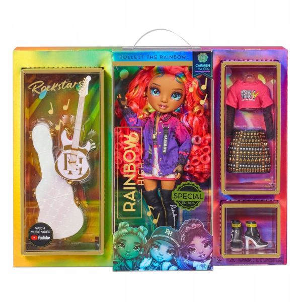 Lalka RAINBOW HIGH ROCKAST CARMEN MAJOR