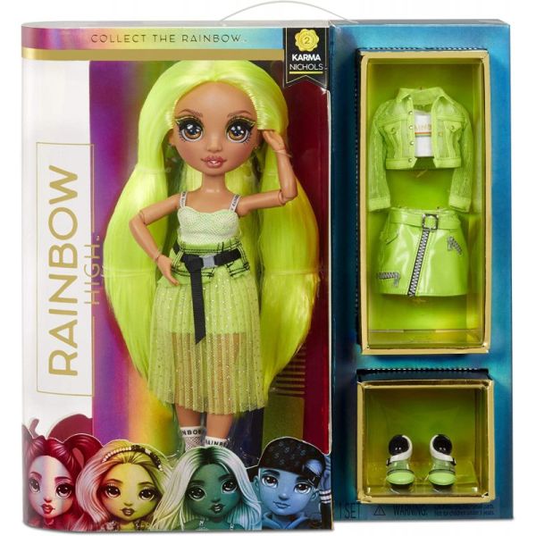 Rainbow High Lalka Karma Nichols Seria 2