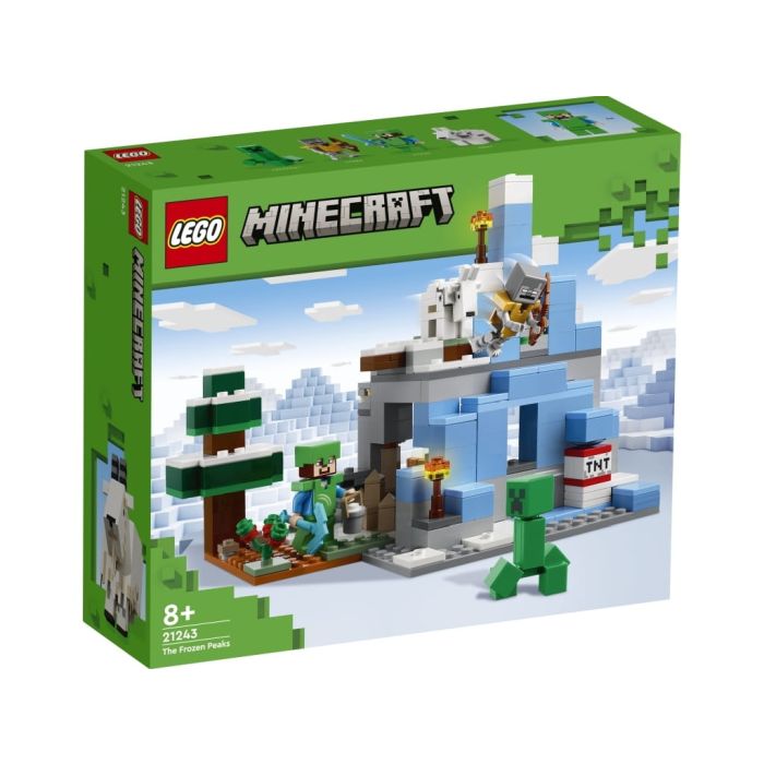 Klocki Lego Minecraft Ośnieżone szczyty 21243