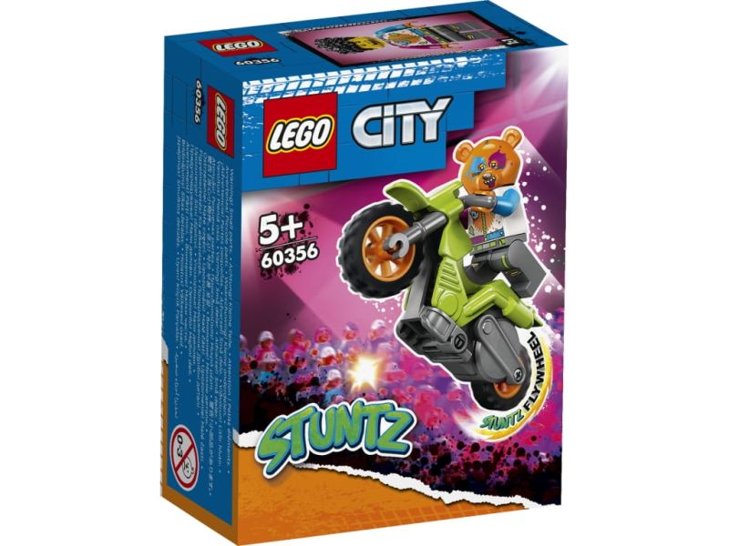 Klocki Lego Motocykl Kaskaderski z Niedźwiedziem 60356