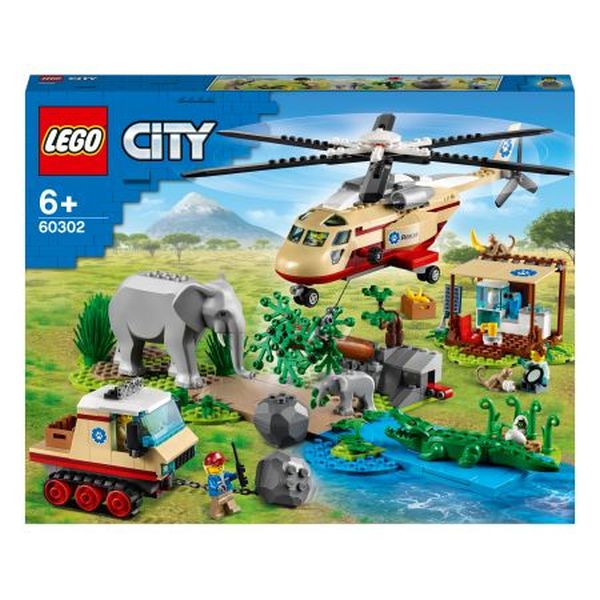 Klocki Lego City Na ratunek dzikim zwierzętom 60302