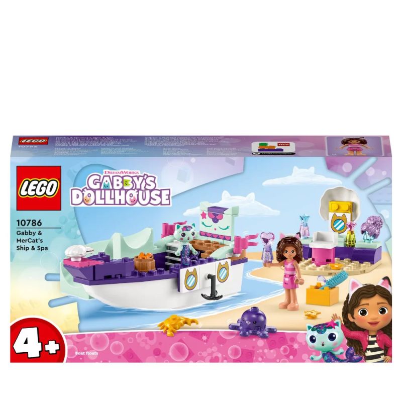 Klocki Lego Statek Spa Gabi i Syrenkotki 10786