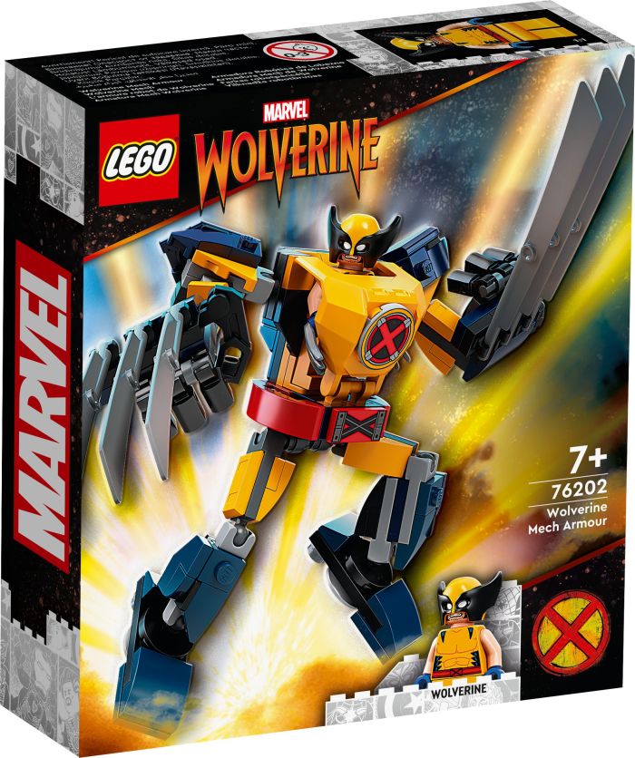 Klocki Lego Marvel Avengers Mechaniczna zbroja Wolverine"a 76202