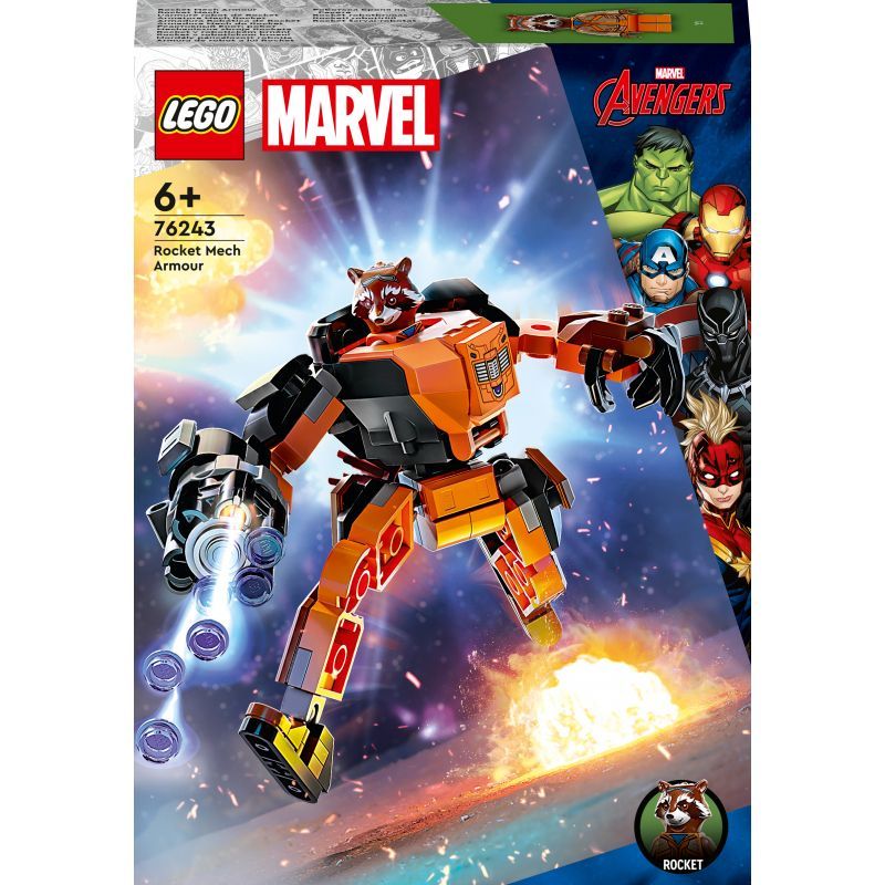 Klocki Lego MECHANICZNA ZBROJA ROCKETA 76243
