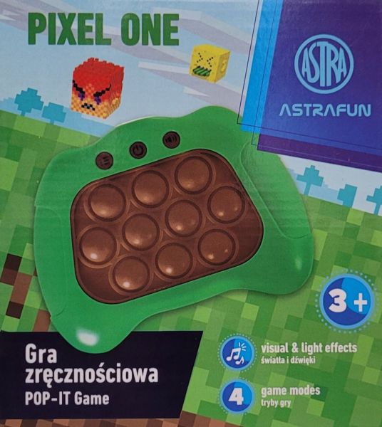 Zabawka sensoryczna POP-IT ASTRAFUN PIXEL ONE - 1 szt. box (bez bateri)