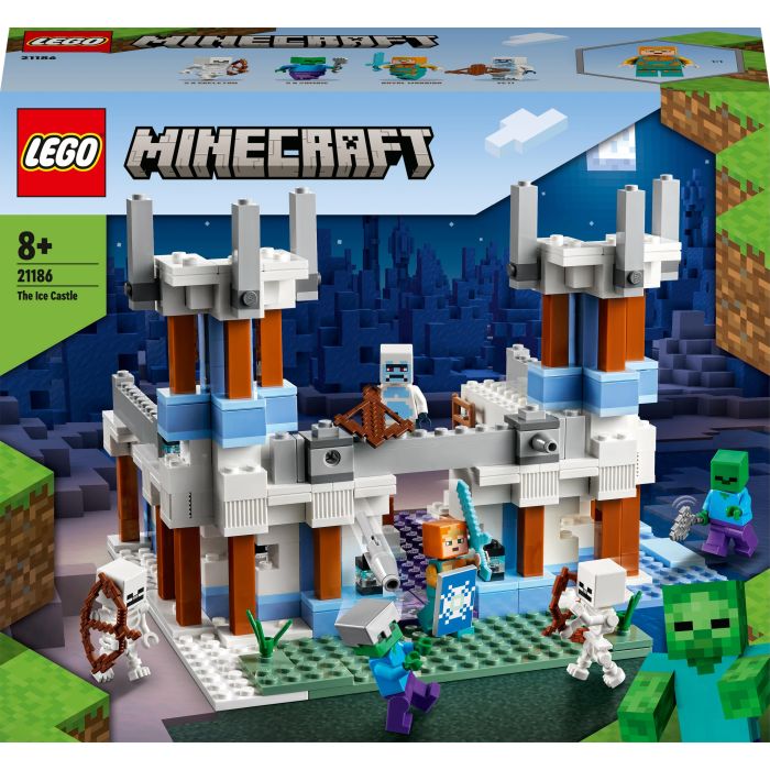 Klocki Lego Minecraft Lodowy zamek 21186
