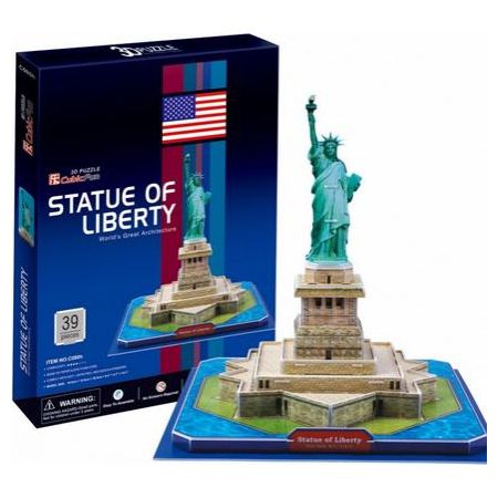Puzzle 3D Statua Wolności Led