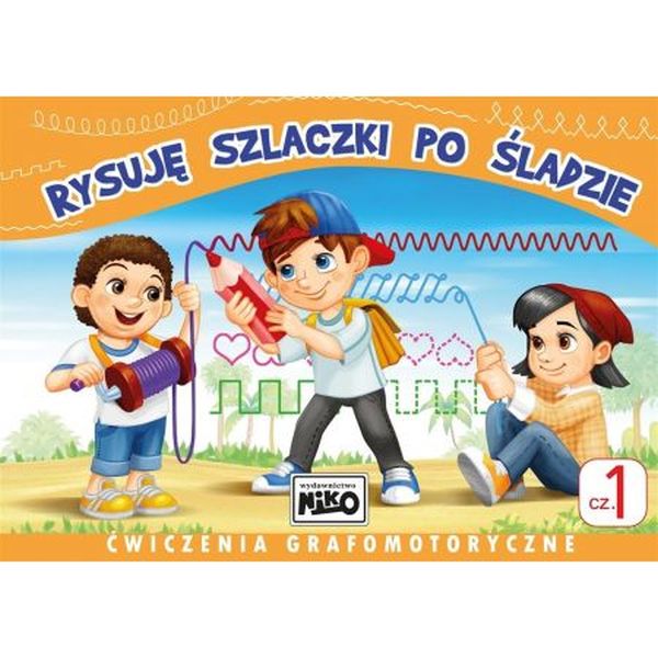 Rysuję szlaczki po śladzie. Ćwiczenia grafomotoryczne