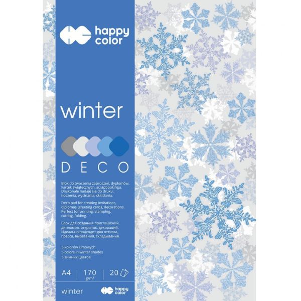 Happy Blok Kreatywny A4 Deco Winter