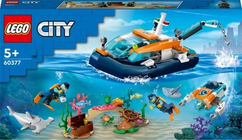 Klocki Lego Łódź do nurkowania badacza 60377