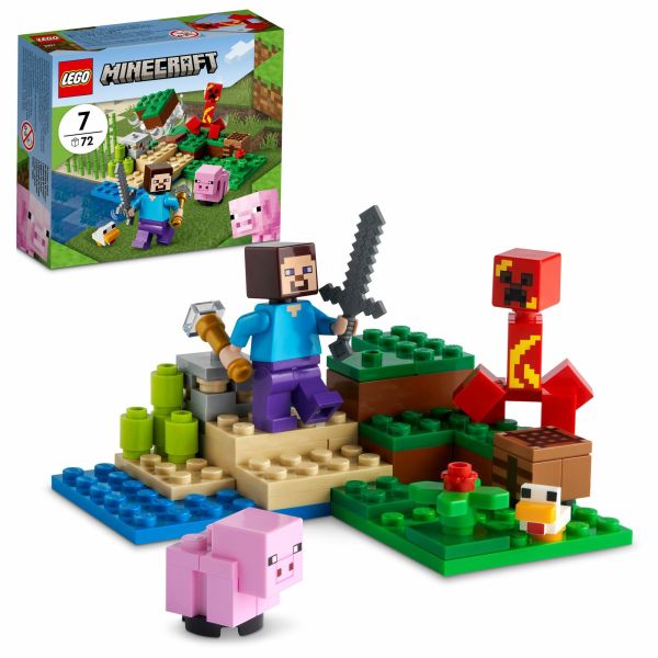 Klocki Lego Minecraft Zasadzka Creepera 21177