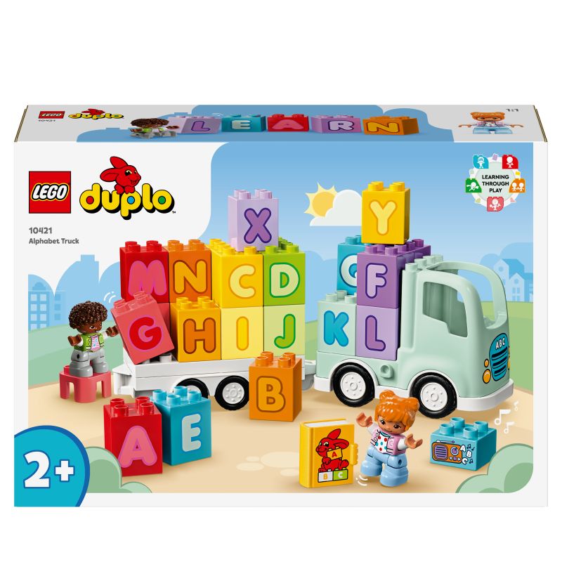 Klocki Lego Duplo Ciężarówka z Alfabetem 10421