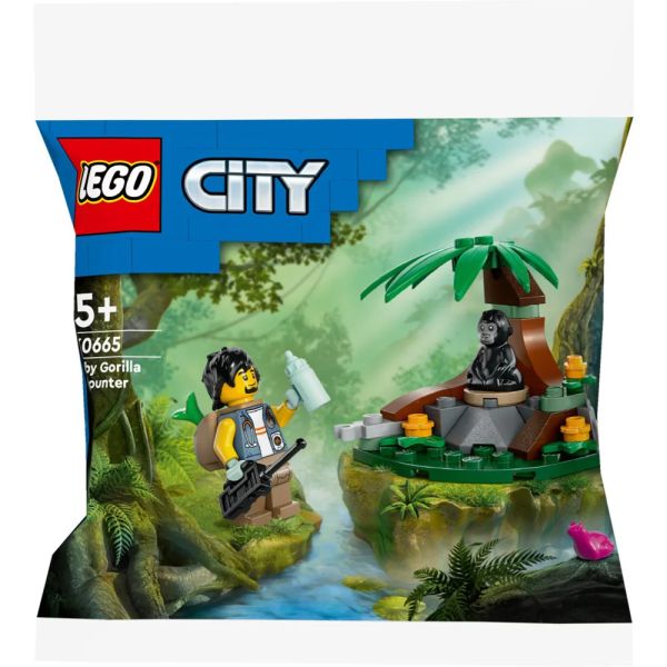Klocki LEGO City - Spotkanie z małym gorylem 30665