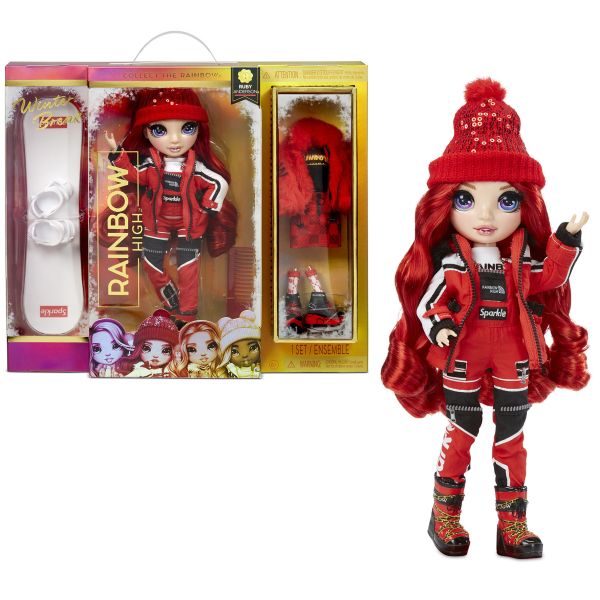 Rainbow High Ruby Anderson Lalka Modowa Winter Break