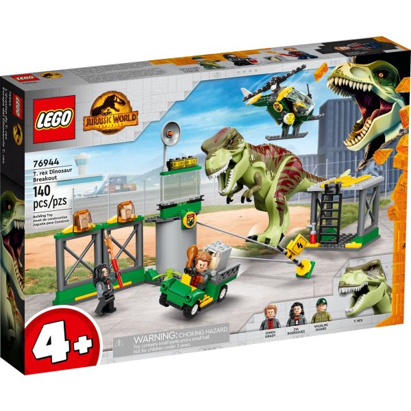 Klocki Lego Jurassic Park Ucieczka Tyranozaura 76944