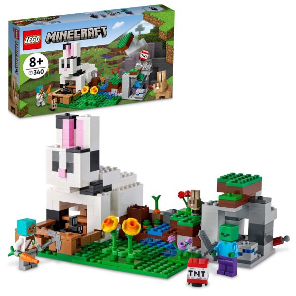 Klocki Lego Minecraft Królicza farma 21181