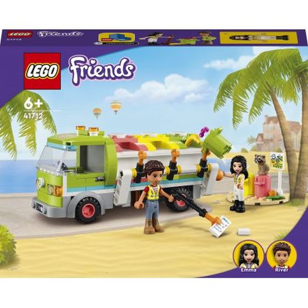 Klocki Lego Friends, Ciężarówka recyklingowa 41712