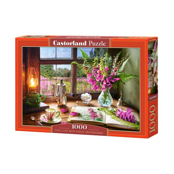 Castorland Puzzle 1000 el. C-104345-2 Still Life with Violet Snapdragons