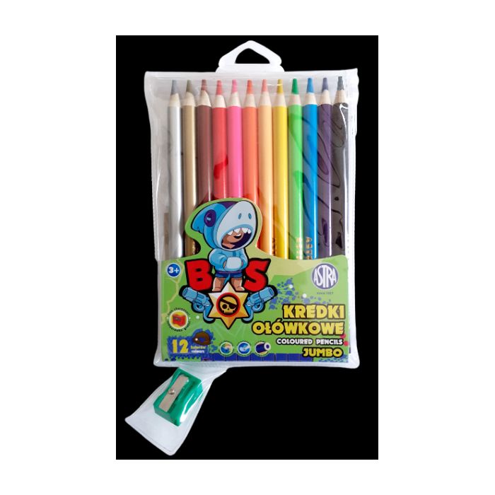 KREDKI 12KOL OŁ OK JUMBO+TEM DREW BS