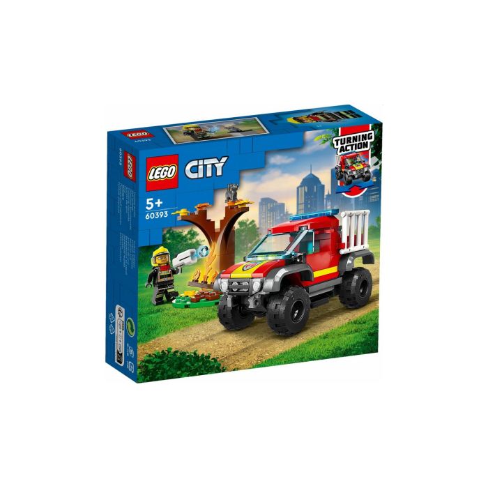 Klocki Lego City 60393 Wóz strażacki 4x4 - misja ratunkowa