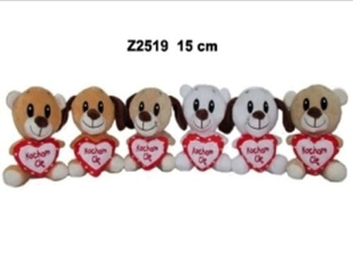 ZWIERZĘTA MIX KOCHAM CIĘ 14 CM