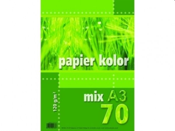 PAPIER A3-70 120G KOLOR MIX