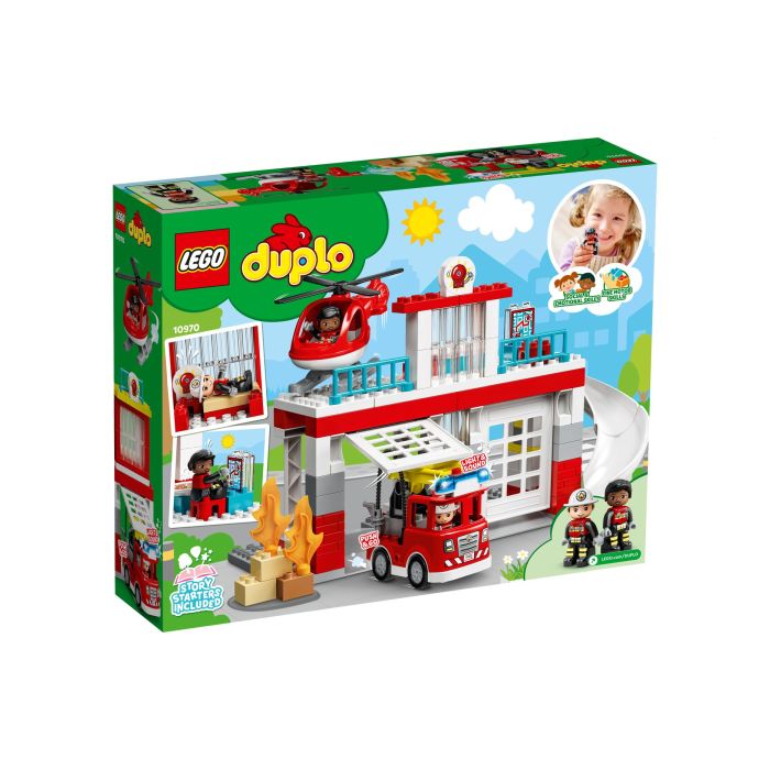 Klocki Lego Duplo Remiza strażacka i helikopter 10970