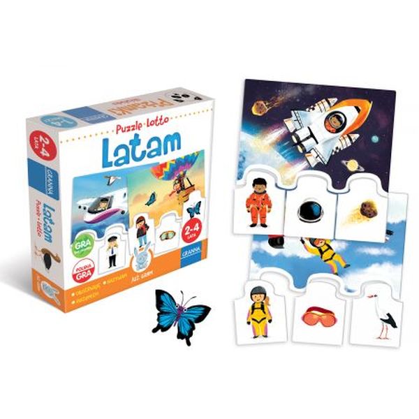 Granna Gra Latam 3w1 - Puzzle, loteryjka i zgadywanka