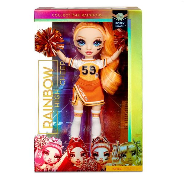 Rainbow High Lalka Poppy Rowan- cheerliderka