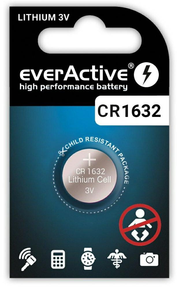 EVERACTIVE Bateria CR1632 3V - Henryx24