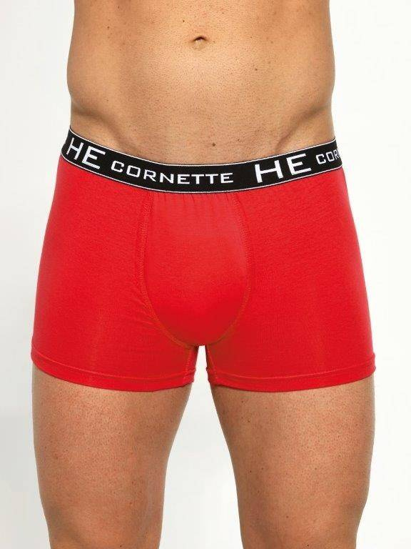 Bokserki Męskie z szeroką gumą High Emotion | Cornette | HE 503/RED | Czerwone