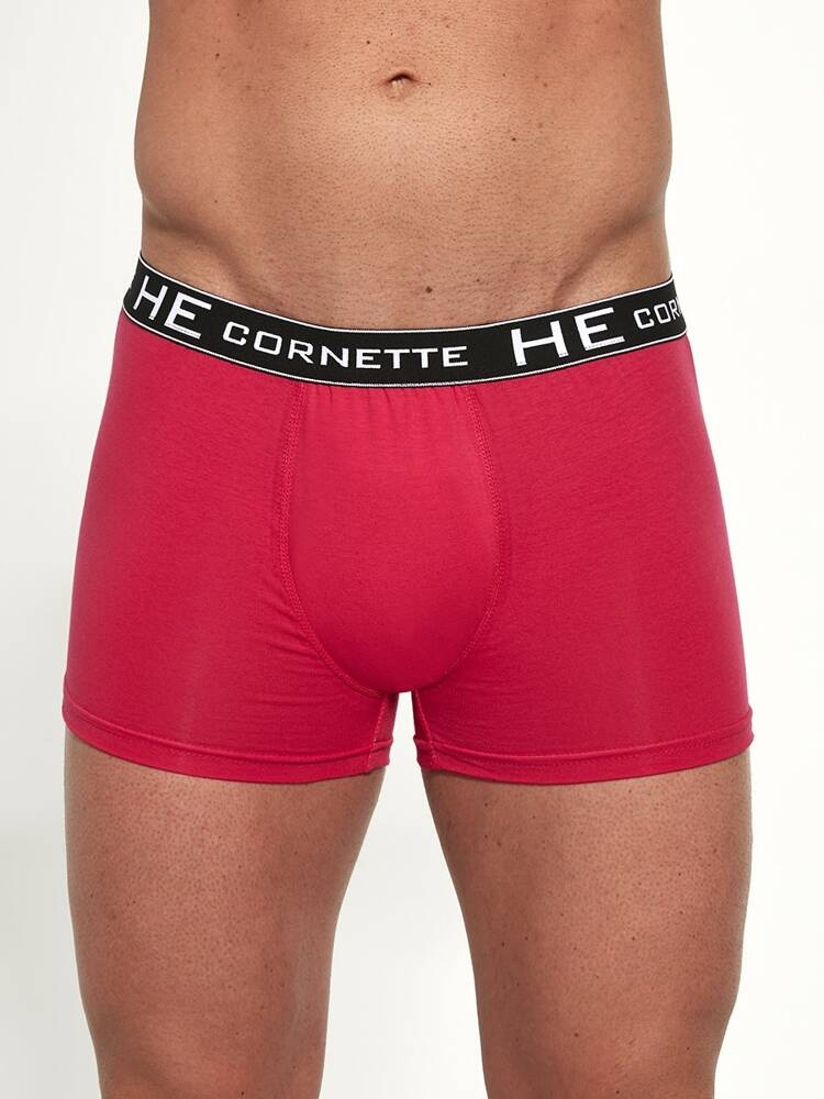 Bokserki Męskie z szeroką gumą High Emotion | Cornette | HE 503/PINK | Różowe