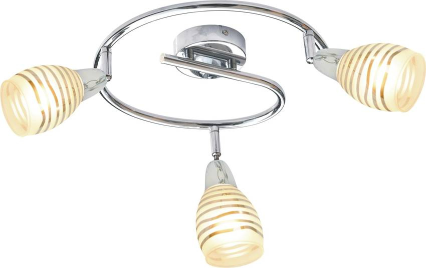 LAMPA SUFITOWA JUBILAT SPIRALA E14 LED CHROM